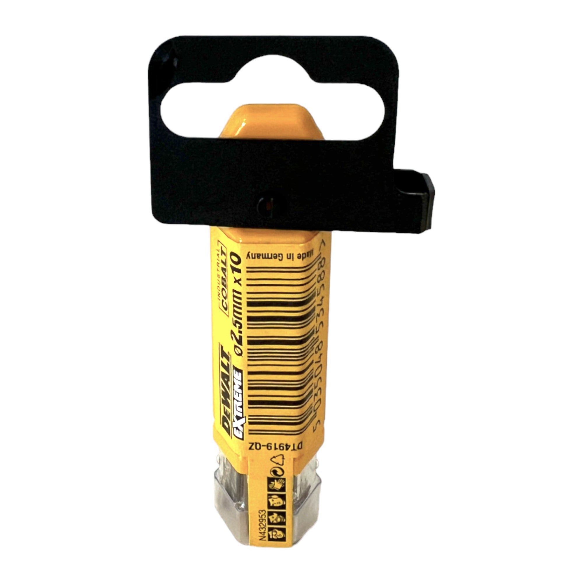 DeWalt DT 4919 HSS E COBALT Industrial Kobalt Metall Bohrer 2 5 x 30 x 57 mm 10 Stk  1 - toolbrothers