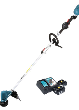 Coupe-herbe à batterie Makita DUR 191 LRGX3 18 V sans balais + 2x batteries 6,0 Ah + chargeur