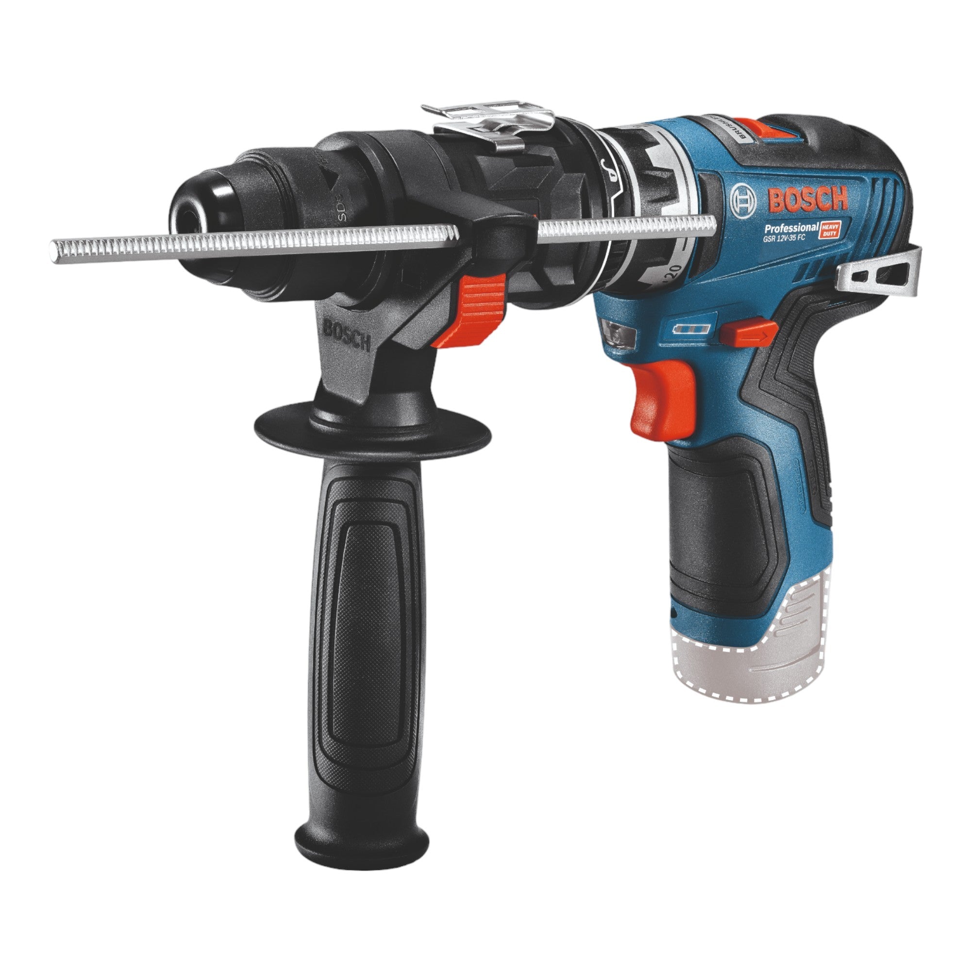 Bosch GSR 12V 35 FC Akku Bohrschrauber 12 V 35 Nm Brushless 1x Akku 3 0 Ah 2x Aufsatz L Boxx ohne Ladegeraet 2 - toolbrothers