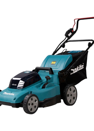 Cortacésped a batería Makita DLM 480 CG2 36 V (2x 18 V) 48 cm 62 l + 2x batería 6,0 Ah + cargador