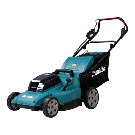Makita DLM 480 CG2 Akku Rasenmäher 36 V ( 2x 18 V ) 48 cm 62 l + 2x Akku 6,0 Ah + Ladegerät