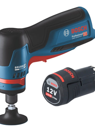 Bosch GWG 12V-50 S Professional Akku Geradschleifer 12 V 6 mm Brushless + 1x Akku 3,0 Ah - ohne Ladegerät