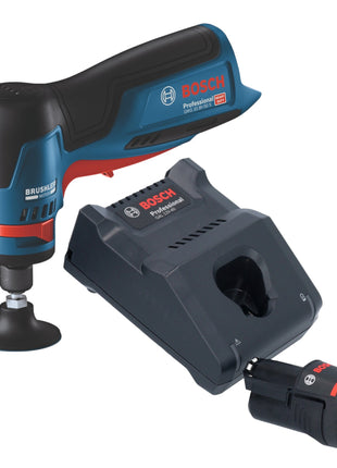 Bosch GWG 12V-50 S Professional Akku Geradschleifer 12 V 6 mm Brushless + 1x Akku 3,0 Ah + Ladegerät