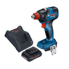 Bosch GDX 18V-200 Professional Clé à chocs rotative sans fil 18 V 200 Nm sans balais + 1 batterie ProCORE 4,0 Ah + chargeur