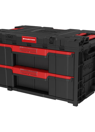 Toolbrothers RHINO XXL Drawer 2 ECO Toolbox caja de herramientas 587 x 380 x 340 mm 29 l con dos cajones