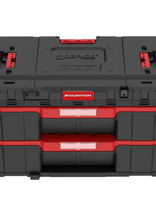 Toolbrothers RHINO XXL Drawer 2 ECO Toolbox caja de herramientas 587 x 380 x 340 mm 29 l con dos cajones