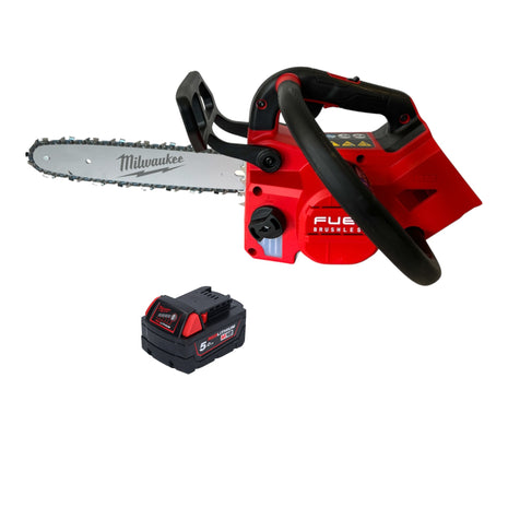 Milwaukee M18 FTHCHS30-551 Motosega a batteria con impugnatura superiore 18 V 30 cm + 1x batteria 5.0 Ah - senza caricabatterie