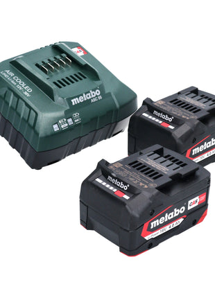 Taladro atornillador a batería Metabo BS 18 LT 18 V 60 Nm (602102500) + 2 baterías 4,0 Ah + cargador + metaBOX