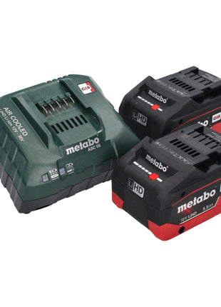 Metabo BS 18 LT Akku Bohrschrauber 18 V 60 Nm + 2x LiHD Akku 5,5 Ah + Ladegerät + metaBOX