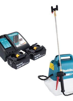 Makita DUS 054 RT2 Akku Druckspritze 18 V 5,0 l 3,0 bar + 2x Akku 5,0 Ah + Ladegerät