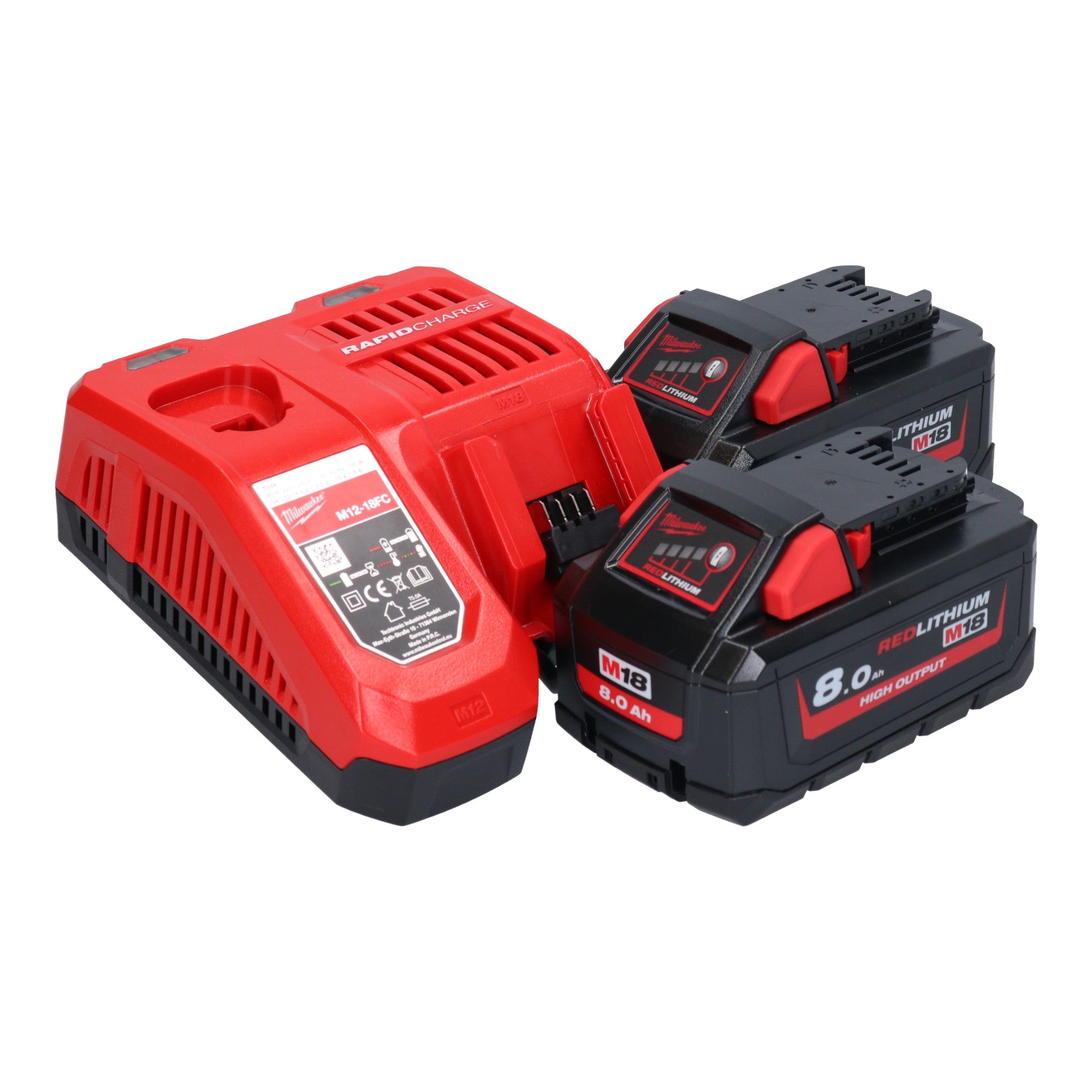 Milwaukee M18 FTHCHS35 802 Akku Einhand Kettensaege 35 cm 4933479589 2x Akku 8 0 Ah Ladegeraet 4 - toolbrothers