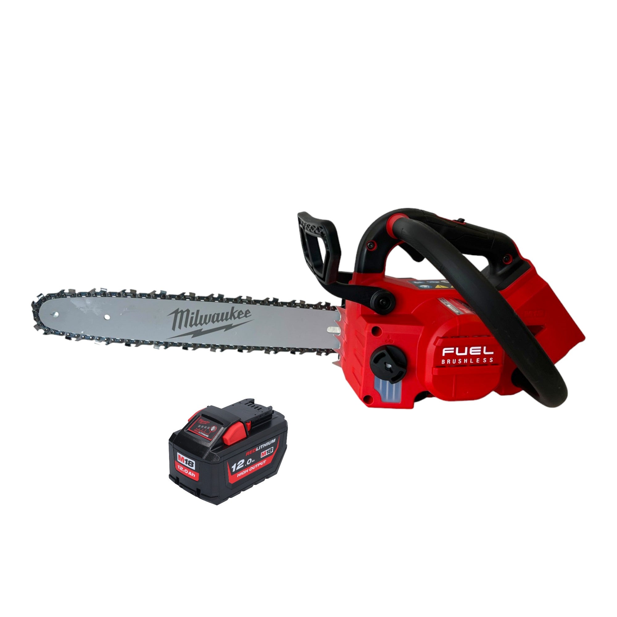 Milwaukee M18 FTHCHS35 112 Akku Einhand Kettensaege 35 cm 1x Akku 12 0 Ah ohne Ladegeraet 4 - toolbrothers