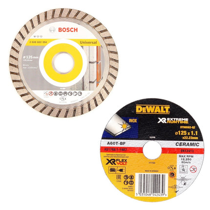 Makita DGA 511 SM1 Akku Winkelschleifer 18 V 125mm Brushless + 1x Akku 4,0Ah + Ladegerät + 2x Trennscheibe - Toolbrothers