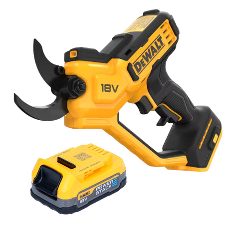 Tijeras de podar a batería DeWalt DCMPP 568 N 18 V 38 mm + 1x batería Powerstack 1,7 Ah - sin cargador