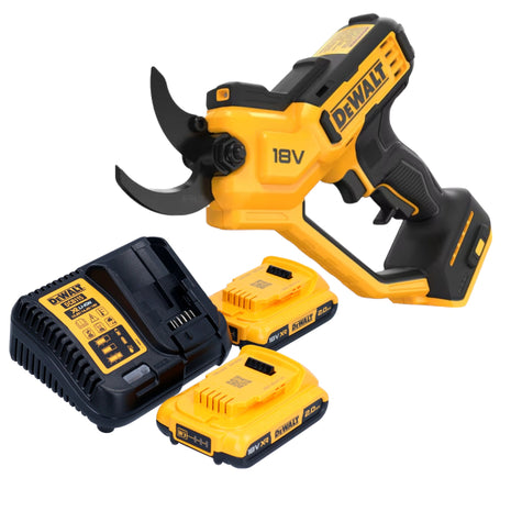 DeWalt DCMPP 568 D2 Akku Astschere 18 V 38 mm + 2x Akku 2,0 Ah + Ladegerät