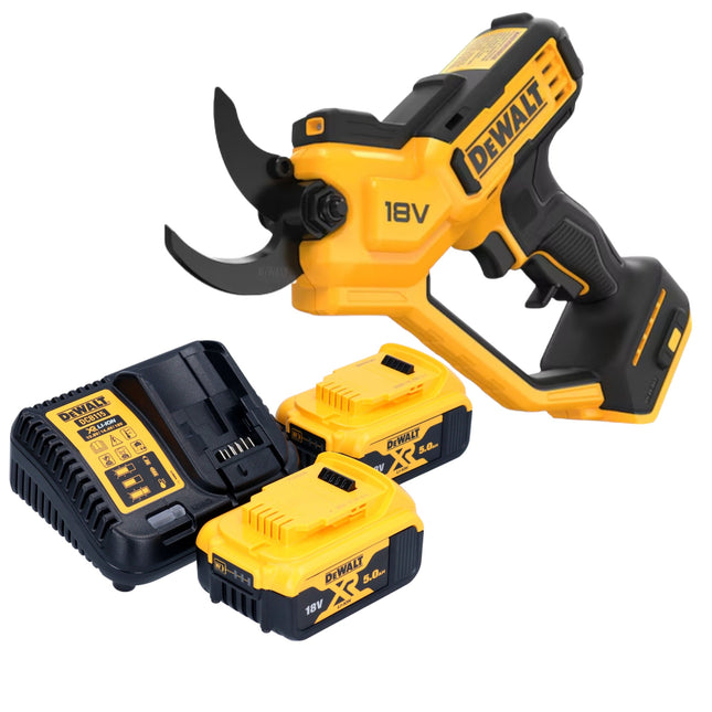DeWalt DCMPP 568 P2 cordless loppers 18 V 38 mm + 2x rechargeable battery 5.0 Ah + charger