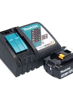 Makita DGA 514 RF1JU1 Meuleuse d'angle sur batterie 18 V 125 mm sans balais + 1x batterie 3,0 Ah + chargeur + Makpac