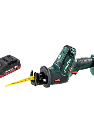 Metabo SSE 18 LTX Sierra de sable a batería compacta 18 V 13 mm + 1x batería LiHD 4,0 Ah - sin cargador