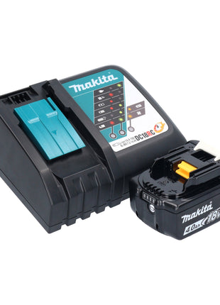 Makita DGA 514 RM1JU1 amoladora angular a batería 18 V 125 mm sin escobillas + 1x batería 4,0 Ah + cargador + Makpac