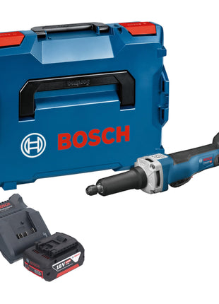 Bosch GGS 18V-23 PLC Professional amoladora recta a batería 18 V sin escobillas + 1x batería 5,0 Ah + cargador + L-Boxx