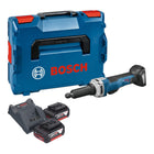 Bosch GGS 18V-23 PLC Professional amoladora recta a batería 18 V sin escobillas + 2x batería 5,0 Ah + cargador + L-Boxx