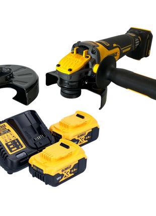 Meuleuse d'angle sur batterie DeWalt DCG 416 VS P2 18 V 125 mm sans balais + 2x batteries 5,0 Ah + chargeur