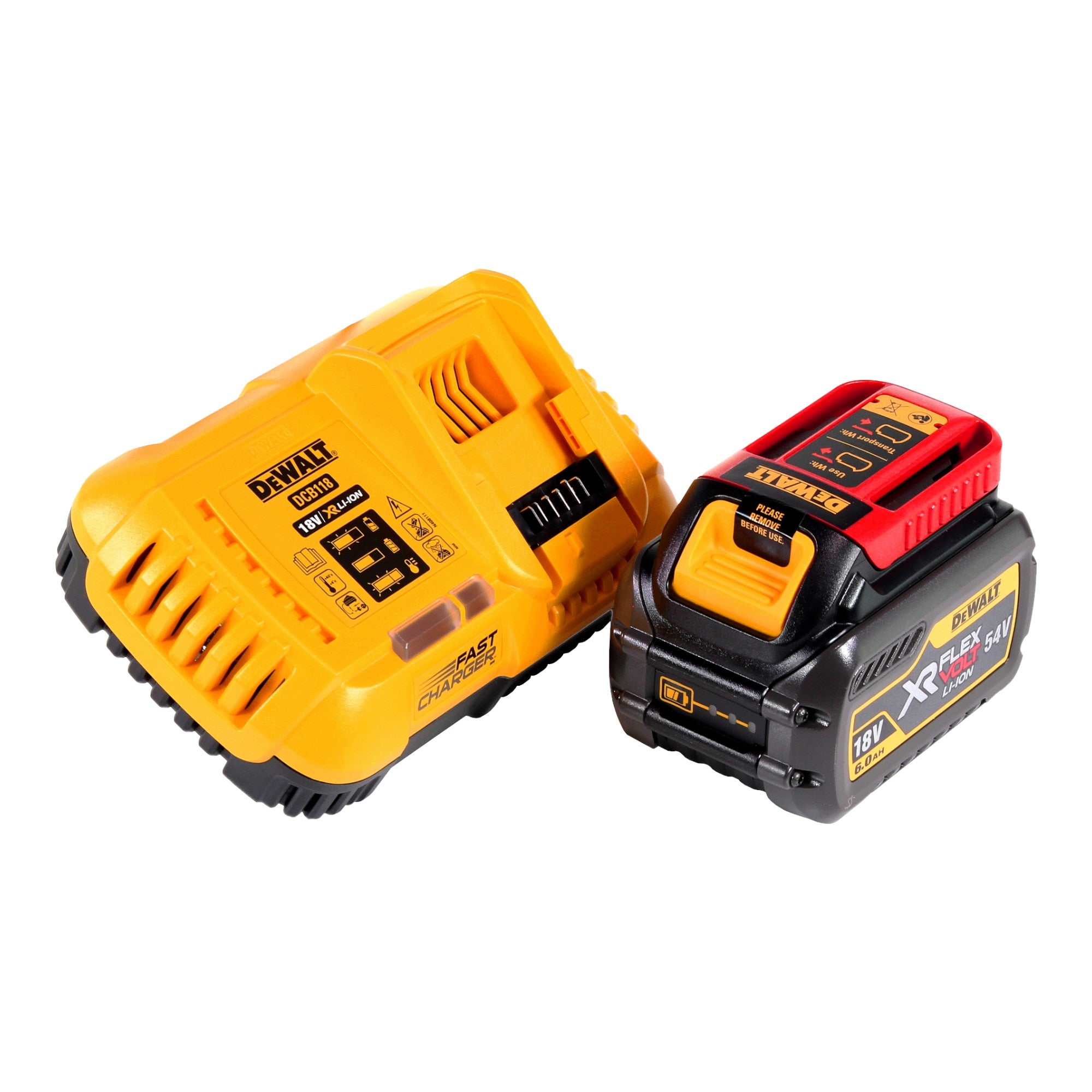 DeWalt DCG 460 T1 Akku Winkelschleifer 54 V 230 mm 1x Akku 6 0 Ah Ladegeraet 2 - toolbrothers