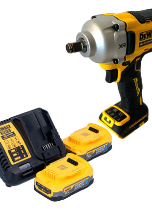 DeWalt DCF 891 E2 Akku Schlagschrauber 18 V 1084 Nm 1/2" Brushless + 2x Powerstack Akku 1,7 Ah + Ladegerät