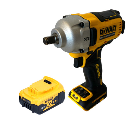 Llave de impacto a batería DeWalt DCF 891 N 18 V 1084 Nm 1/2" sin escobillas + 1x batería 5,0 Ah - sin cargador