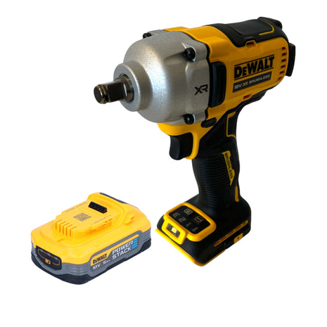 Llave de impacto a batería DeWalt DCF 891 N 18 V 1084 Nm 1/2" sin escobillas + 1x batería Powerstack 5,0 Ah - sin cargador