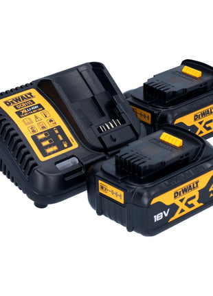 DeWalt DCG 409 M2T Akku Winkelschleifer 18 V 125 mm Brushless + 2x Akku 4,0 Ah + Ladegerät + TSTAK