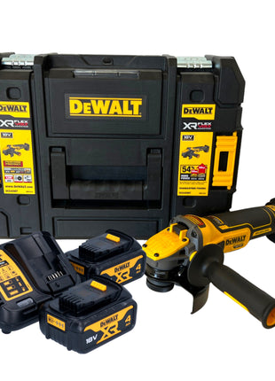 DeWalt DCG 409 M2T Akku Winkelschleifer 18 V 125 mm Brushless + 2x Akku 4,0 Ah + Ladegerät + TSTAK