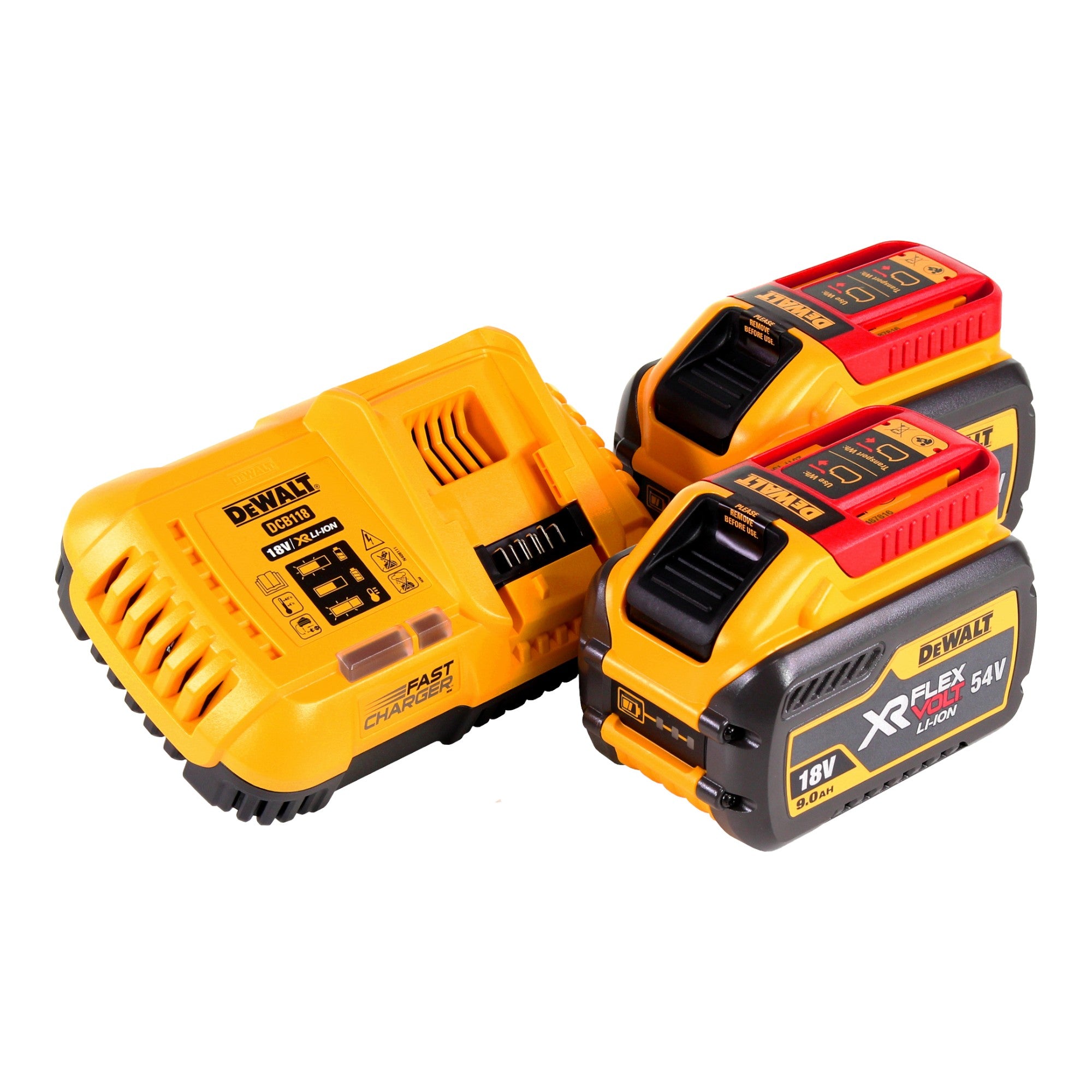 DeWalt DCG 460 X2 Akku Winkelschleifer 54 V 230 mm 2x Akku 9 0 Ah Ladegeraet 2 - toolbrothers