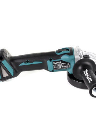 Meuleuse d'angle sans fil Makita DGA 511 ZJ 18 V 125 mm brushless + Makpac - sans batterie, sans chargeur