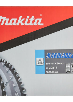 Makita MAKBLADE Kreissägeblatt 305 x 30 x 2,3 mm 60 Zähne ( B-32817 ) für Holz