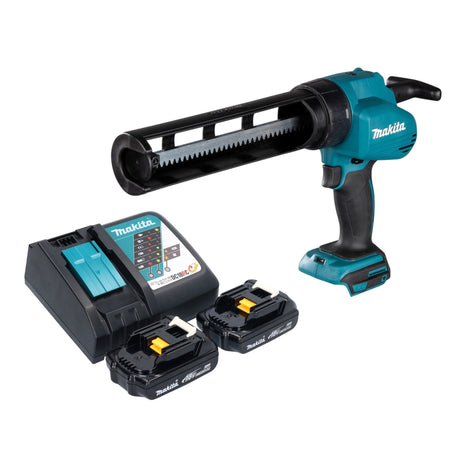 Makita DCG 180 RY Pistolet à cartouche sans fil 18 V + 2x batterie 1,5 Ah + chargeur