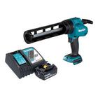 Makita DCG 180 RT1 cordless cartridge gun 18 V + 1x rechargeable battery 5.0 Ah + charger