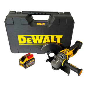 DeWalt DCG 460 NK Akku Winkelschleifer 54 V FlexVolt 230 mm Brushless + 1x Akku 9,0 Ah + Koffer - ohne Ladegerät