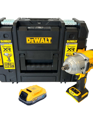 DeWalt DCF 900 NT Akku Schlagschrauber 18 V 1396 Nm 1/2" + 1x Powerstack Akku 1,7 Ah + TSTAK - ohne Ladegerät