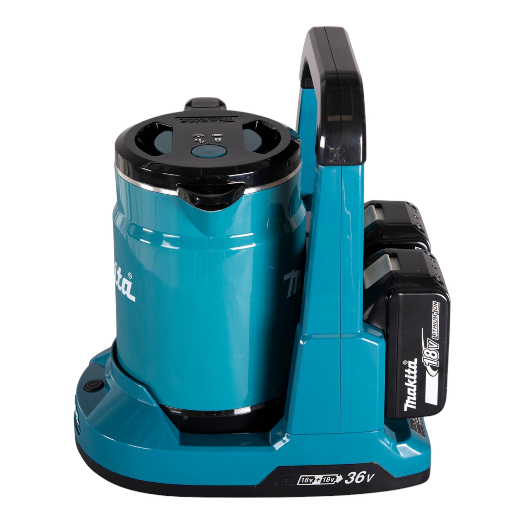 Makita DKT 360 PA2 Akku Wasserkocher 36 V 2x 18 V 0 8 L 2x Akku 2 0 Ah Doppelladegeraet 2 - toolbrothers