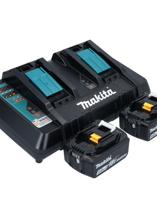 Hervidor de batería Makita DKT 360 PT2 36 V (2x 18 V) 0,8 L + 2x batería 5,0 Ah + cargador doble