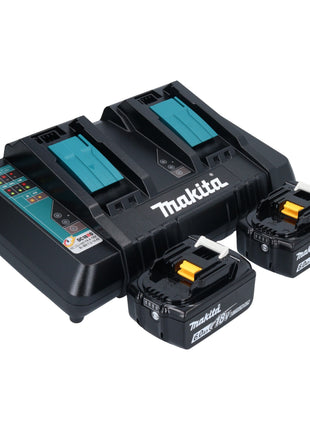 Hervidor de batería Makita DKT 360 PG2 36 V (2x 18 V) 0,8 L + 2x batería 6,0 Ah + cargador doble