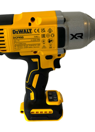 DeWalt DCF 900 D2T Akku Schlagschrauber 18 V 1396 Nm 1/2" + 2x Akku 2,0 Ah + Ladegerät + TSTAK