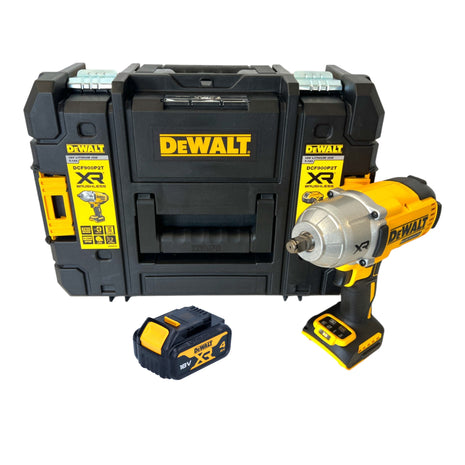 Akumulatorowy klucz udarowy DeWalt DCF 900 NT 18 V 1396 Nm 1/2" + 1x akumulator 4,0 Ah + TSTAK - bez ładowarki