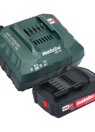 Sierra de calar a batería Metabo ST 18 LT 130 BL 18 V 130 mm sin escobillas + 1x batería 2,0 Ah + cargador