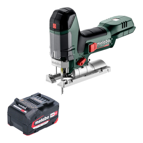 Sierra de calar a batería Metabo ST 18 LT 130 BL 18 V 130 mm sin escobillas + 1x batería 4,0 Ah - sin cargador