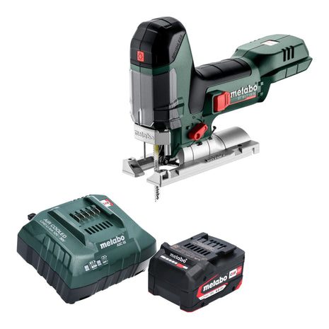 Wyrzynarka akumulatorowa Metabo ST 18 LT 130 BL 18 V 130 mm bezszczotkowa + 1x akumulator 4,0 Ah + ładowarka