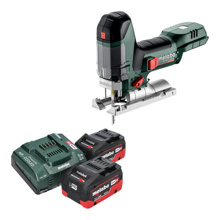 Metabo ST 18 LT 130 BL cordless jigsaw 18 V 130 mm brushless + 2x LiHD battery 5.5 Ah + charger