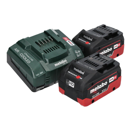 Metabo ST 18 LT 130 BL cordless jigsaw 18 V 130 mm brushless + 2x LiHD battery 5.5 Ah + charger