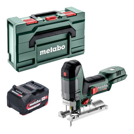 Scie sauteuse sans fil Metabo ST 18 LT 130 BL 18 V 130 mm sans balais + 1x batterie 4,0 Ah + Metabox - sans chargeur